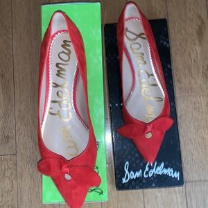 Sam Edelman red flat shoes